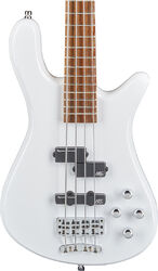 Solid body elektrische bas Warwick Rockbass Streamer LX 4-String - Solid white