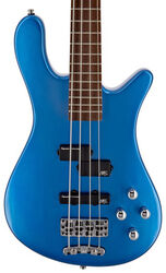 Solid body elektrische bas Warwick Rockbass Streamer LX 4 String - Solid blue metallic