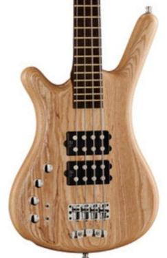 Solid body elektrische bas Warwick PRO GPS Corvette $$ 4-String LH - Natural Transparent Satin