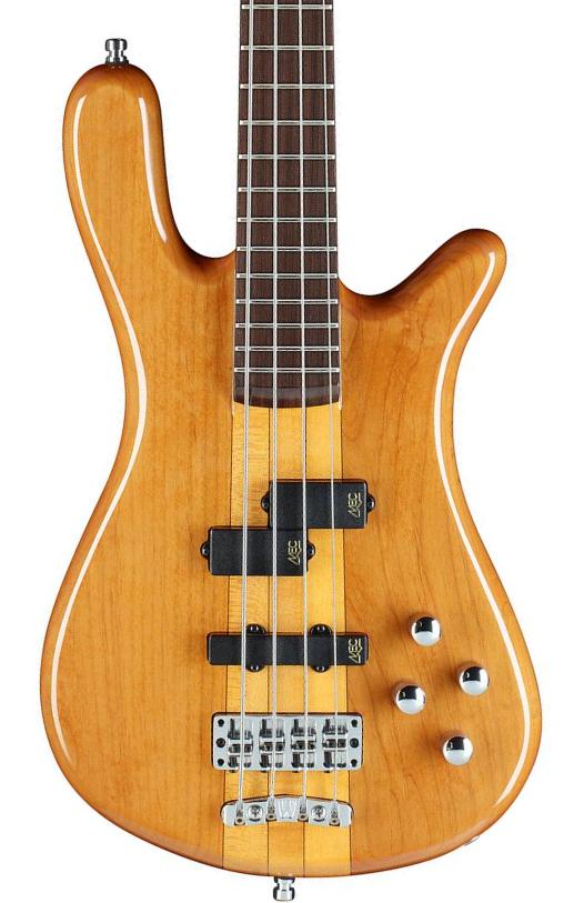 Solid body elektrische bas Warwick Rockbass Streamer NT 4-String - Honey violin