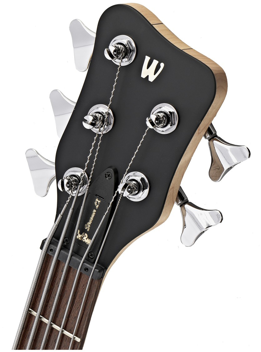 Warwick Streamer Lx 5c Rockbass Active Wen - Solid Black - Solid body elektrische bas - Variation 4