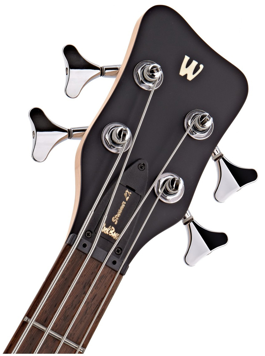 Warwick Streamer Lx4 Rockbass Active Wen - Solid Black - Solid body elektrische bas - Variation 3