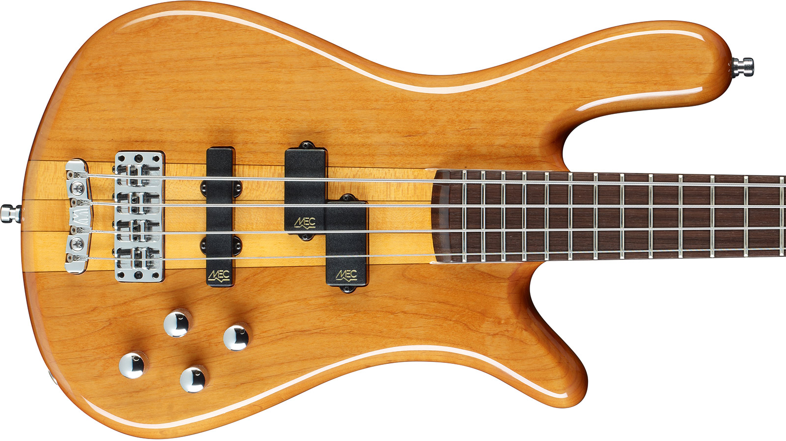 Warwick Streamer Nt4 Rockbass 4c Active Wen - Honey Violin - Solid body elektrische bas - Variation 1