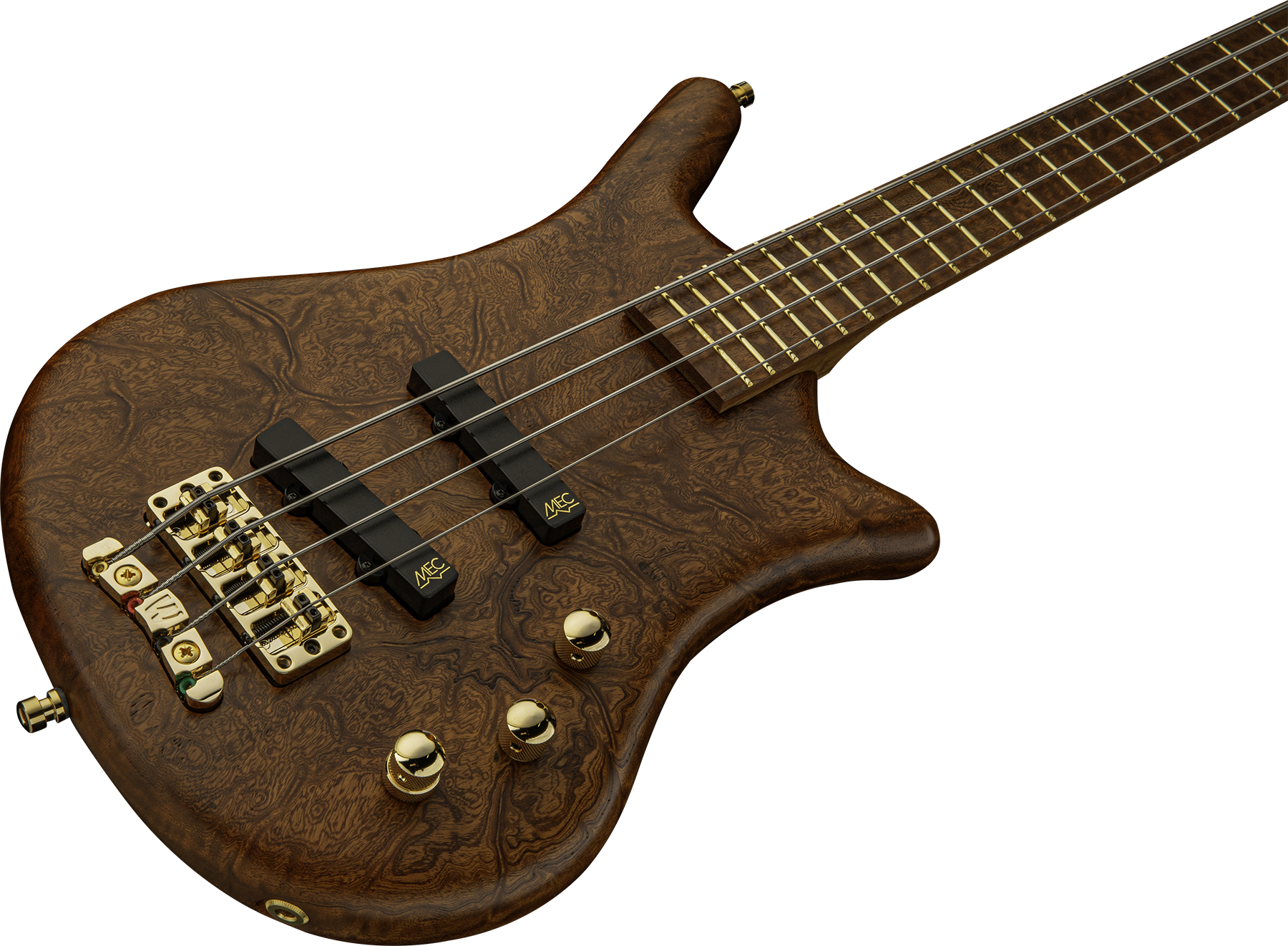 Warwick Thumb Bo 4c Pro Gps All Active Aca Gh - Natural Satin - Solid body elektrische bas - Variation 2