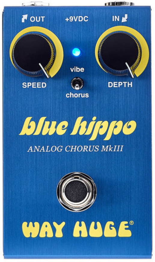 Way Huge Smalls Blue Hippo Analog Chorus Mkiii Wm61 - Modulation/chorus/flanger/phaser en tremolo effect pedaal - Main picture