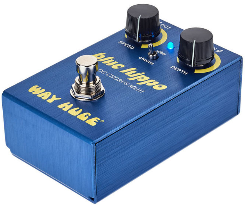 Way Huge Smalls Blue Hippo Analog Chorus Mkiii Wm61 - Modulation/chorus/flanger/phaser en tremolo effect pedaal - Variation 1