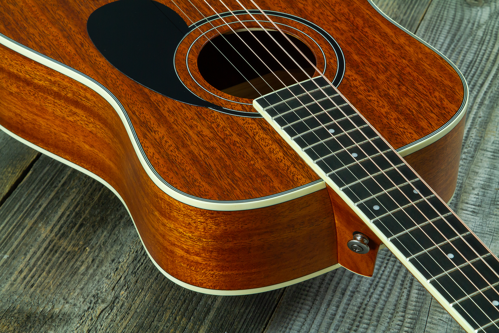 Wesland Bg350-nat Travel Shsc Tout Acajou Tec - Natural - Folk gitaar - Variation 4