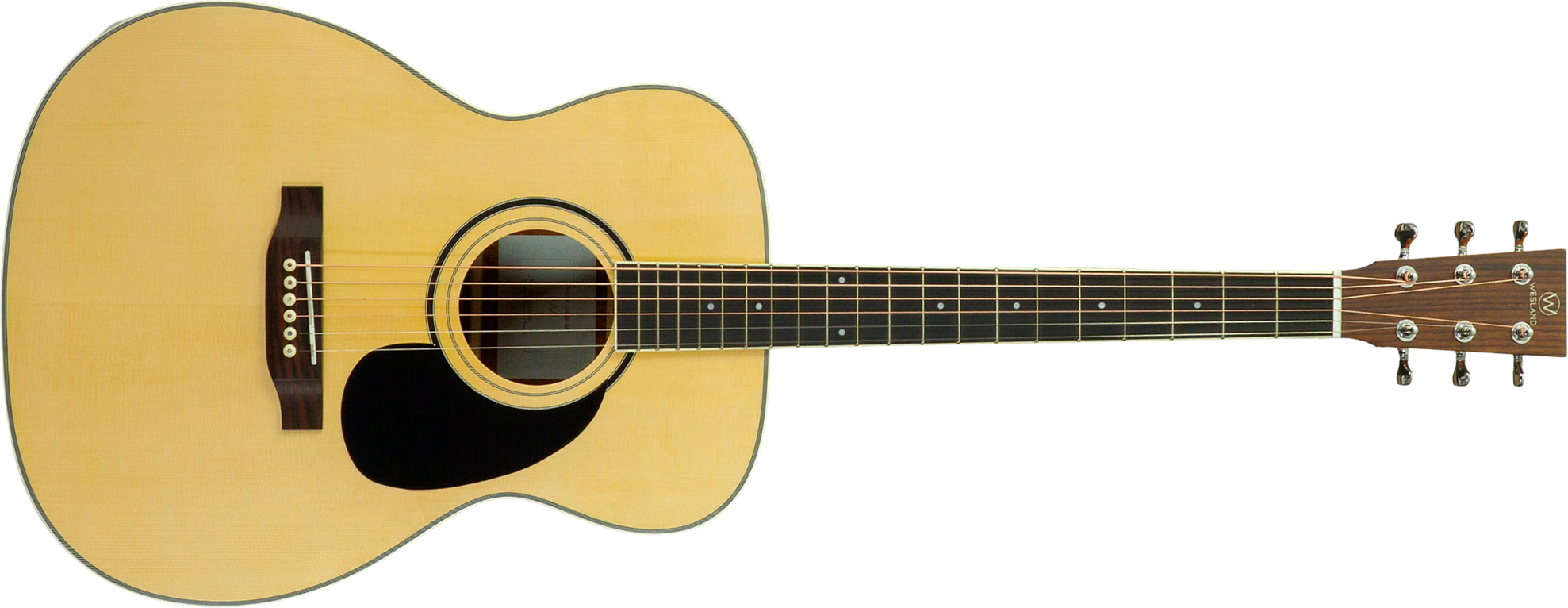 Wesland Om300-nat Orchestra Epicea Acajou Tec - Natural - Folk gitaar - Main picture