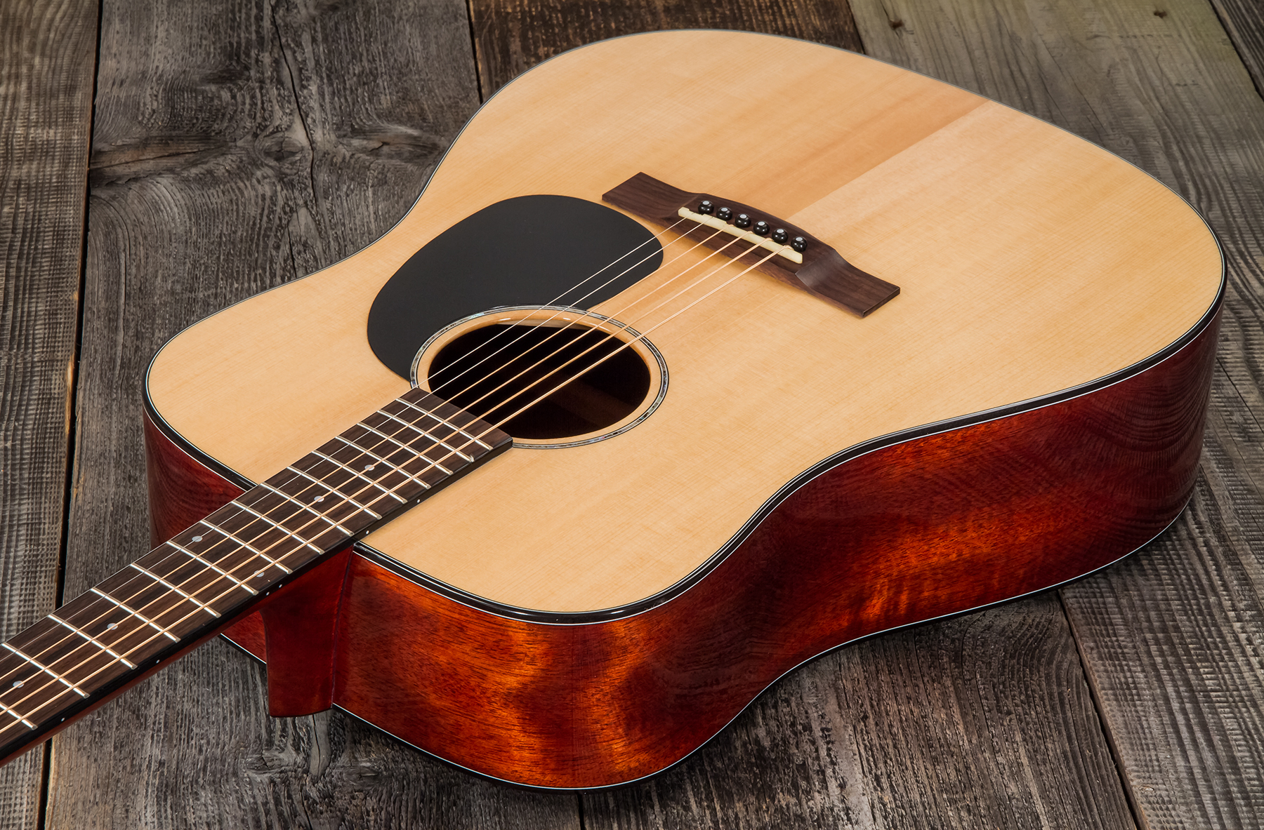 Wesland Dr1-mce Dreadnought Epicea Acajou Rw - Natural - Elektro-akoestische gitaar - Variation 2