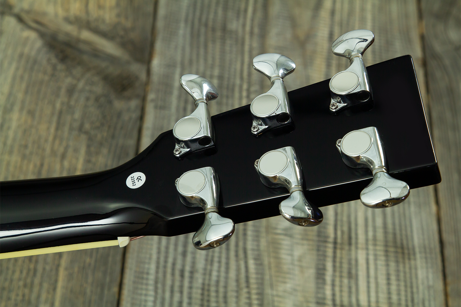Wesland Dr300-ce-bk Dreadnought Cw Epicea Acajou Rw - Black - Folk gitaar - Variation 9
