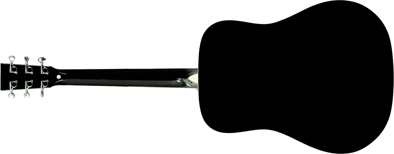 Wesland Dr300-ce-bk Dreadnought Epicea Acajou Rw - Black - Folk gitaar - Variation 1