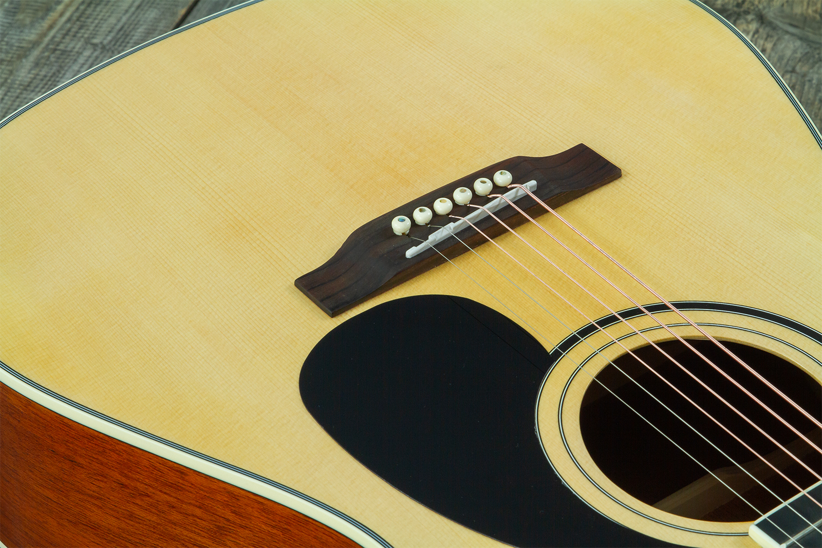Wesland Dr300-ce-nat Dreadnought Cw Epicea Acajou Tec - Natural - Folk gitaar - Variation 3