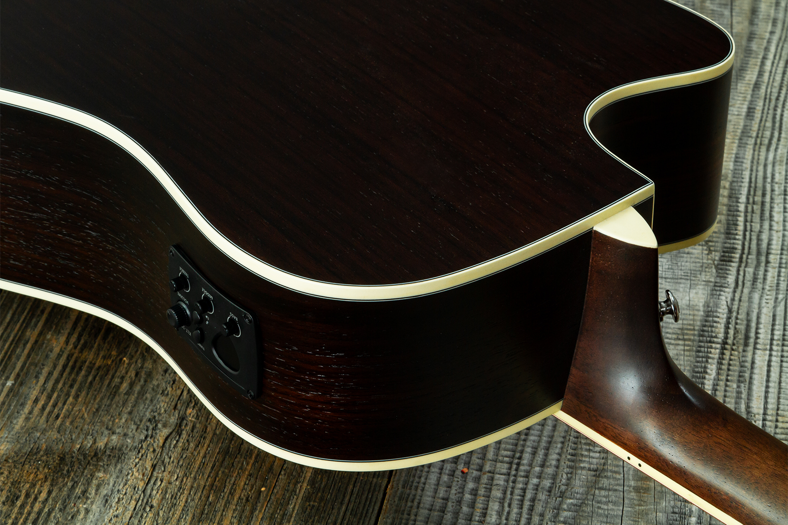 Wesland Dr500-ce-nat Dreadnought Cw Epicea Palissandre Rw - Natural - Folk gitaar - Variation 8