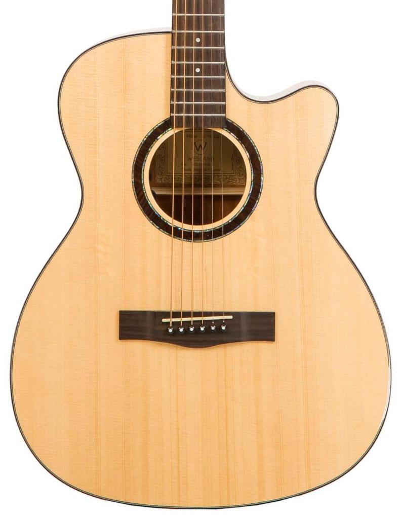 Elektro-akoestische gitaar Wesland AD1M-CE NAT - Natural