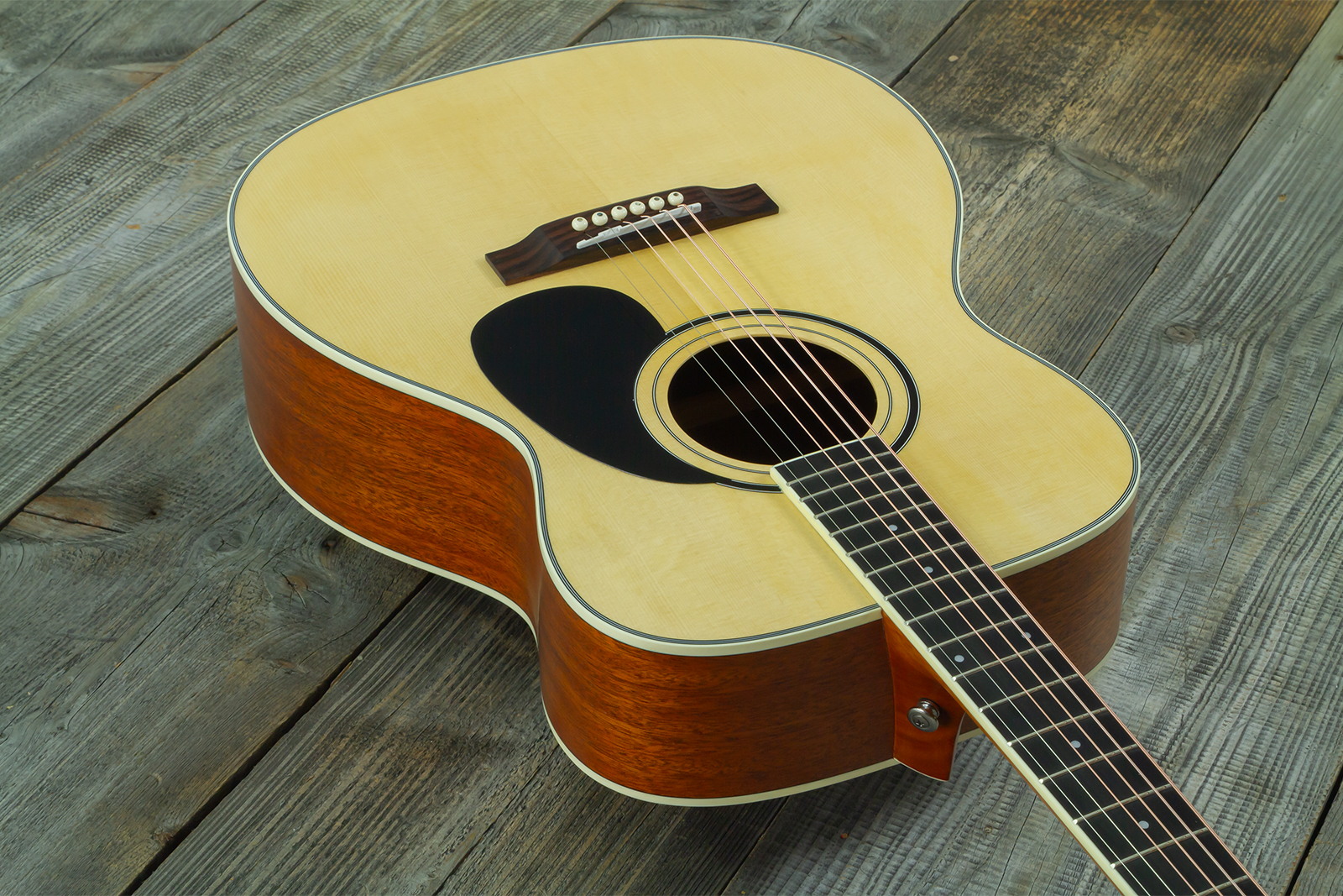 Wesland Om300-nat Orchestra Epicea Acajou Tec - Natural - Folk gitaar - Variation 2