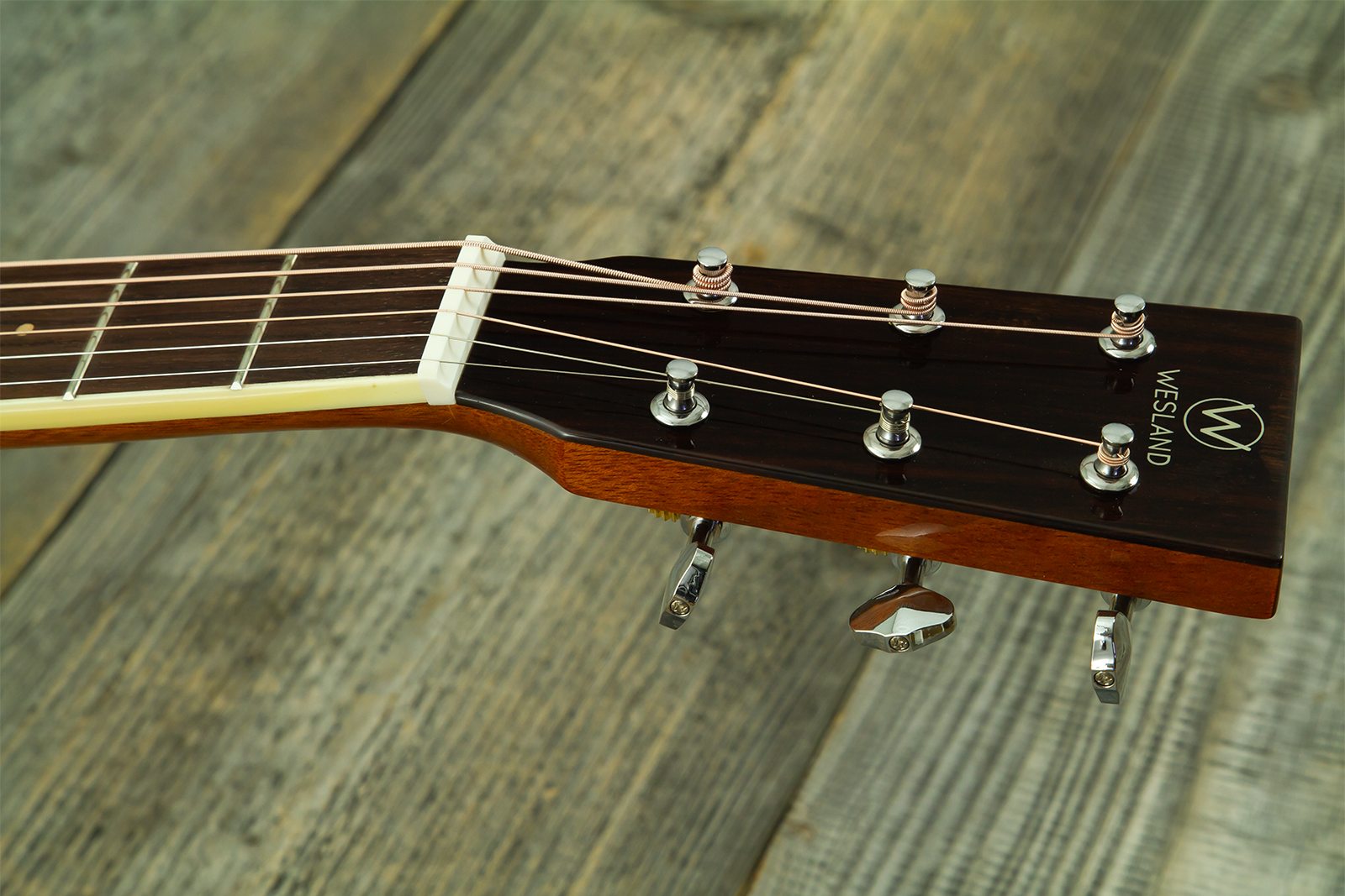 Wesland Om700-nat Om Epicea Acajou Rw - Natural - Folk gitaar - Variation 9