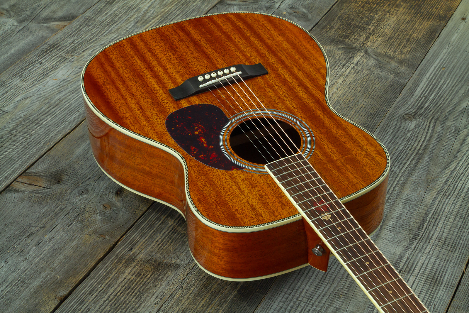 Wesland Om750-nat Om Tout Acajou Rw - Natural - Folk gitaar - Variation 2