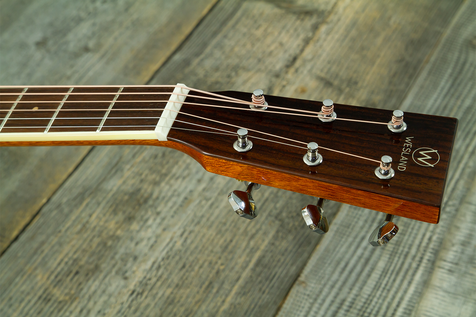 Wesland Om750-nat Om Tout Acajou Rw - Natural - Folk gitaar - Variation 6