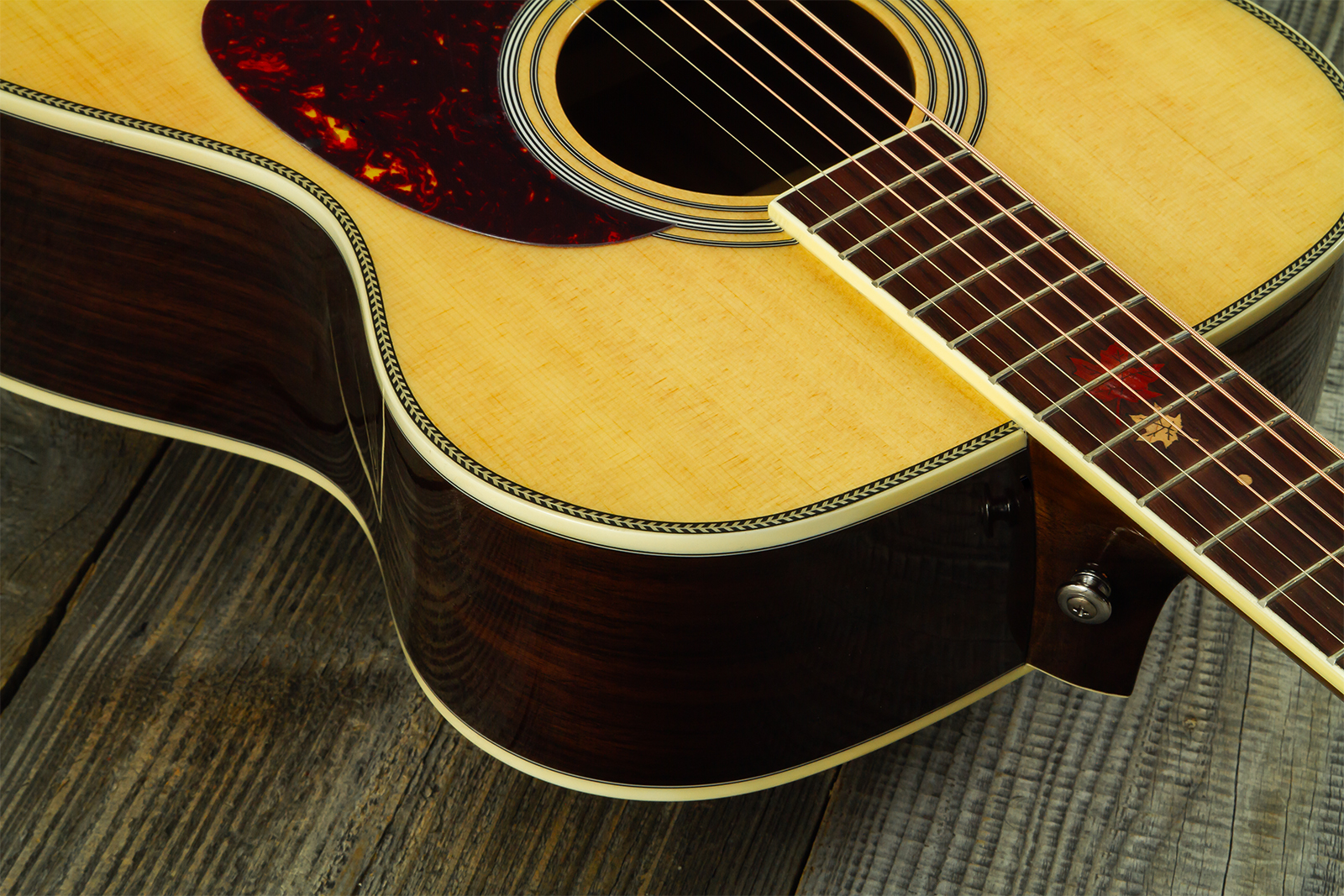 Wesland Om800-nat Om Epicea Palissandre Rw - Natural - Folk gitaar - Variation 5