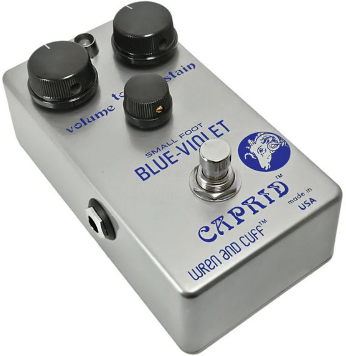 Wren And Cuff Blue Violet Caprid Small Foot - Overdrive/Distortion/fuzz effectpedaal - Variation 1