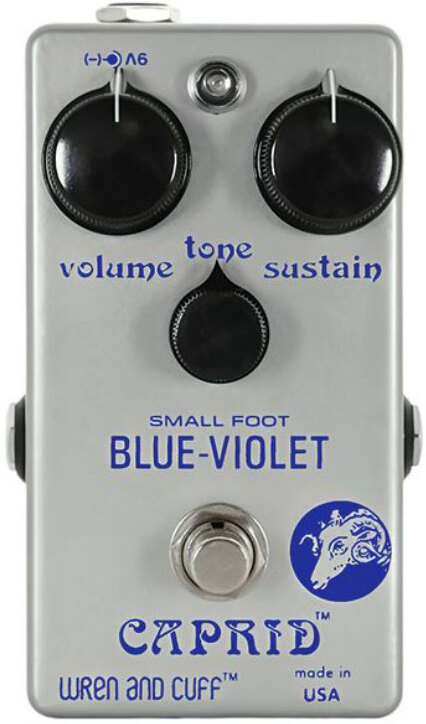 Wren And Cuff Blue Violet Caprid Small Foot - Overdrive/Distortion/fuzz effectpedaal - Main picture