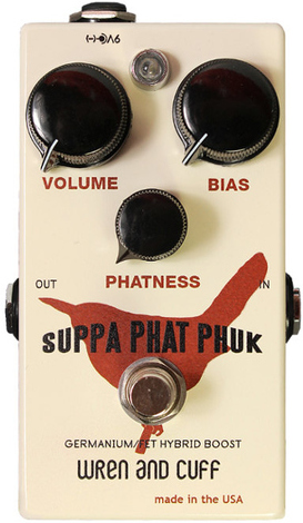 Wren And Cuff Suppa Phat Phuk Germanium/fet Hybrid Boost - Overdrive/Distortion/fuzz effectpedaal - Main picture