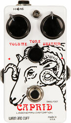 Overdrive/distortion/fuzz effectpedaal Wren and cuff Caprid Small Foot Legendary Distortion
