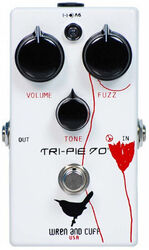 Overdrive/distortion/fuzz effectpedaal Wren and cuff Tri Pie '70 Fuzz