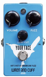 Overdrive/distortion/fuzz effectpedaal Wren and cuff Your Face 70's Germanium Fuzz