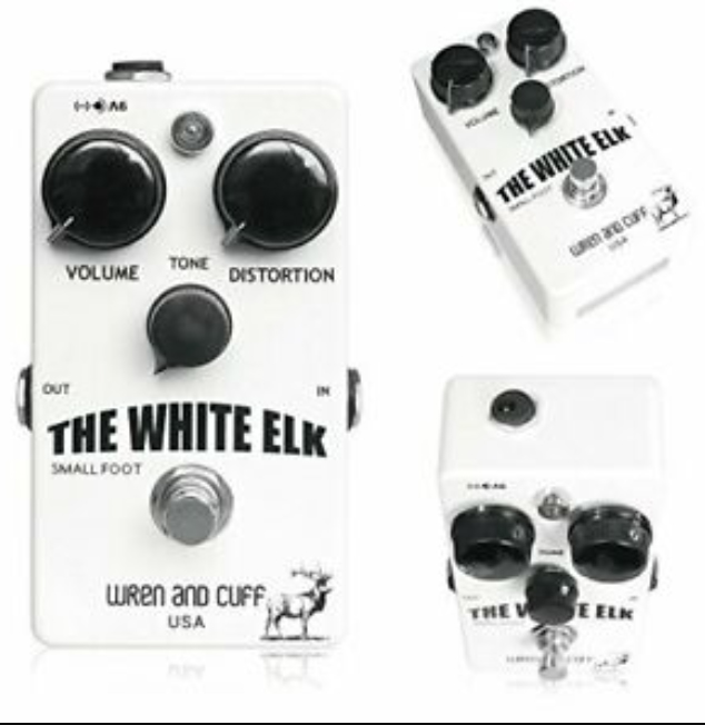 Wren And Cuff The White Elk Small Foot Fuzz - Overdrive/Distortion/fuzz effectpedaal - Variation 1