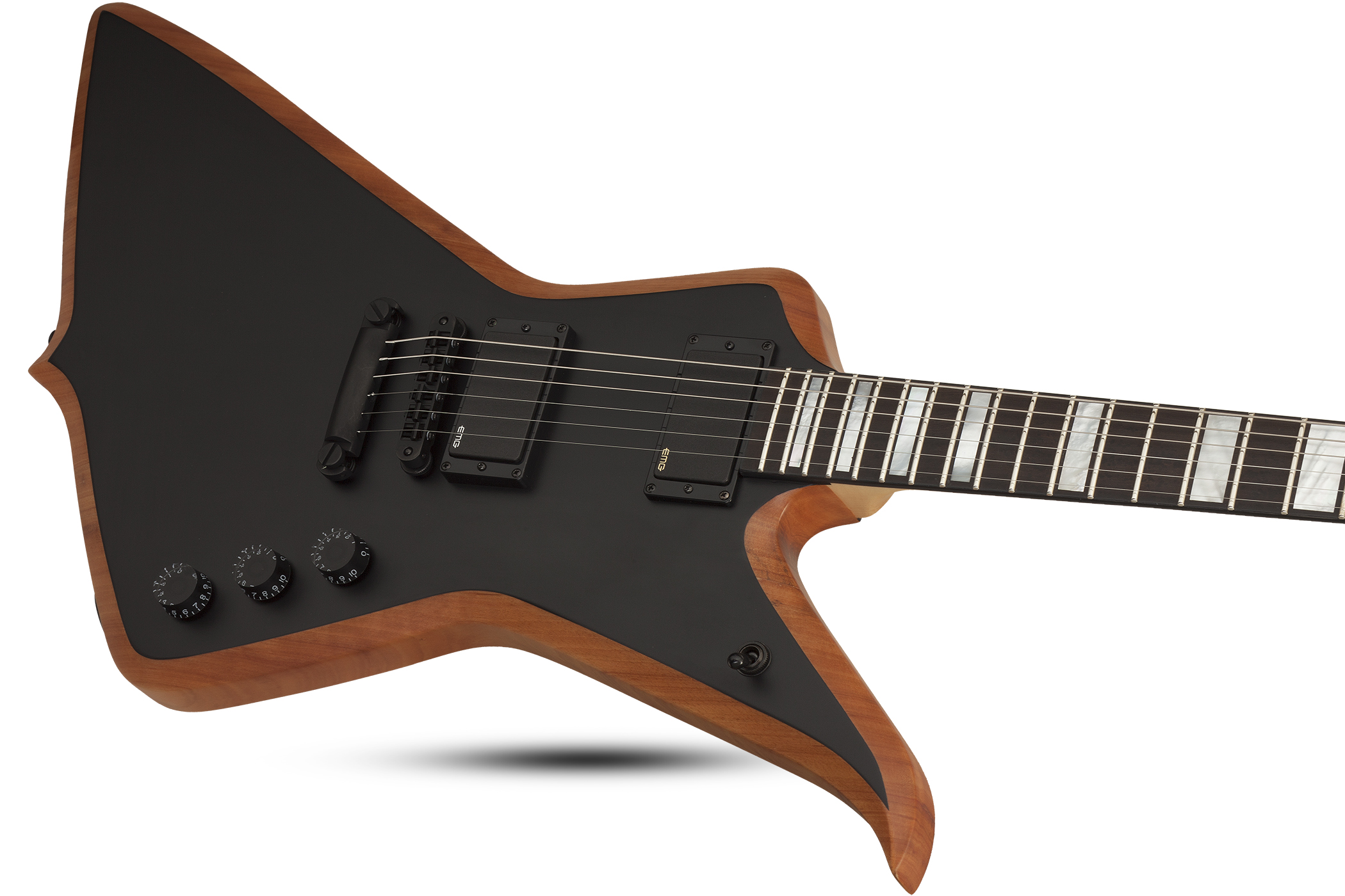 Wylde Audio Blood Eagle Hh Ht Eb - Mahogany Blackout - Metalen elektrische gitaar - Variation 1