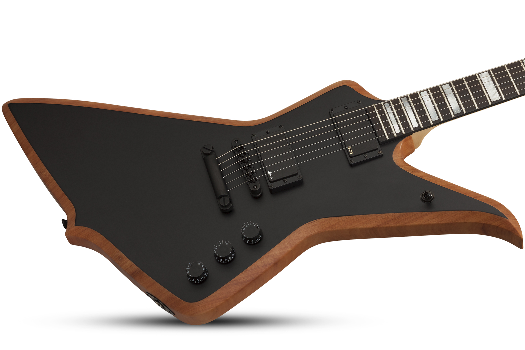 Wylde Audio Blood Eagle Hh Ht Eb - Mahogany Blackout - Metalen elektrische gitaar - Variation 2