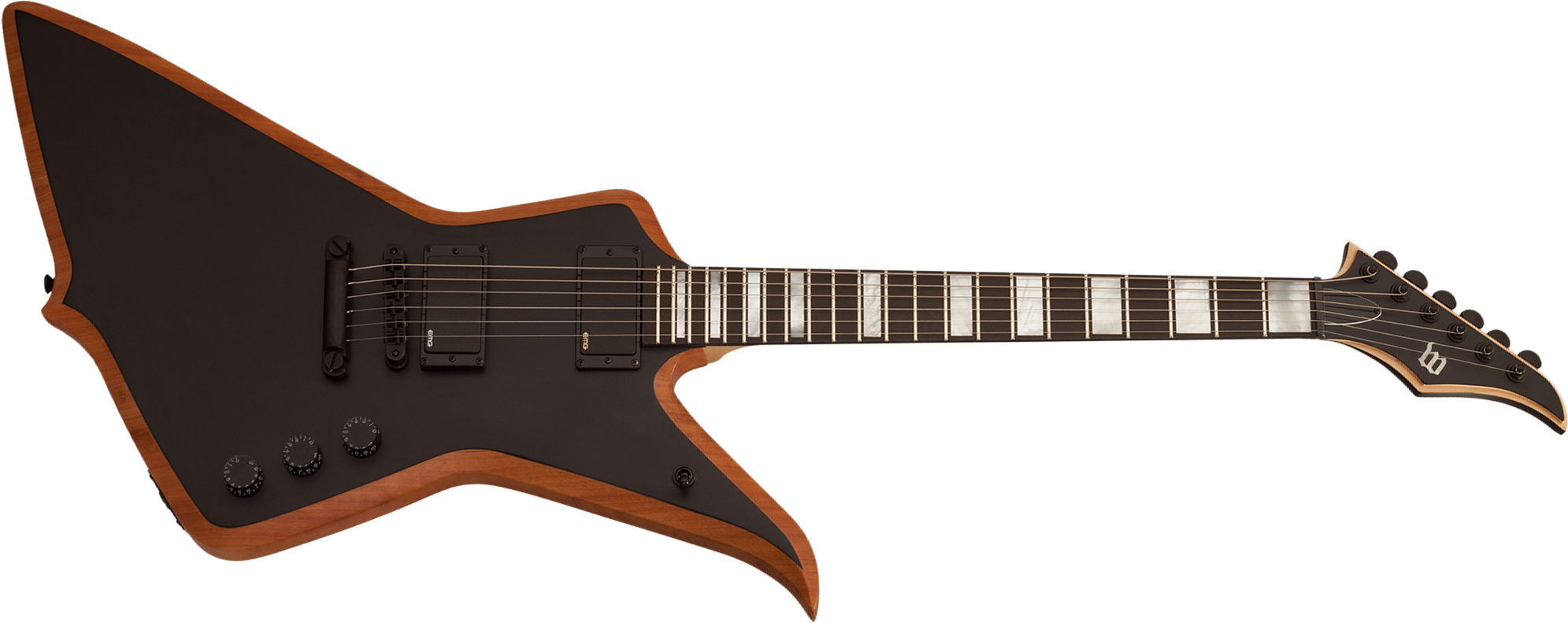 Wylde Audio Blood Eagle Hh Ht Eb - Mahogany Blackout - Metalen elektrische gitaar - Main picture