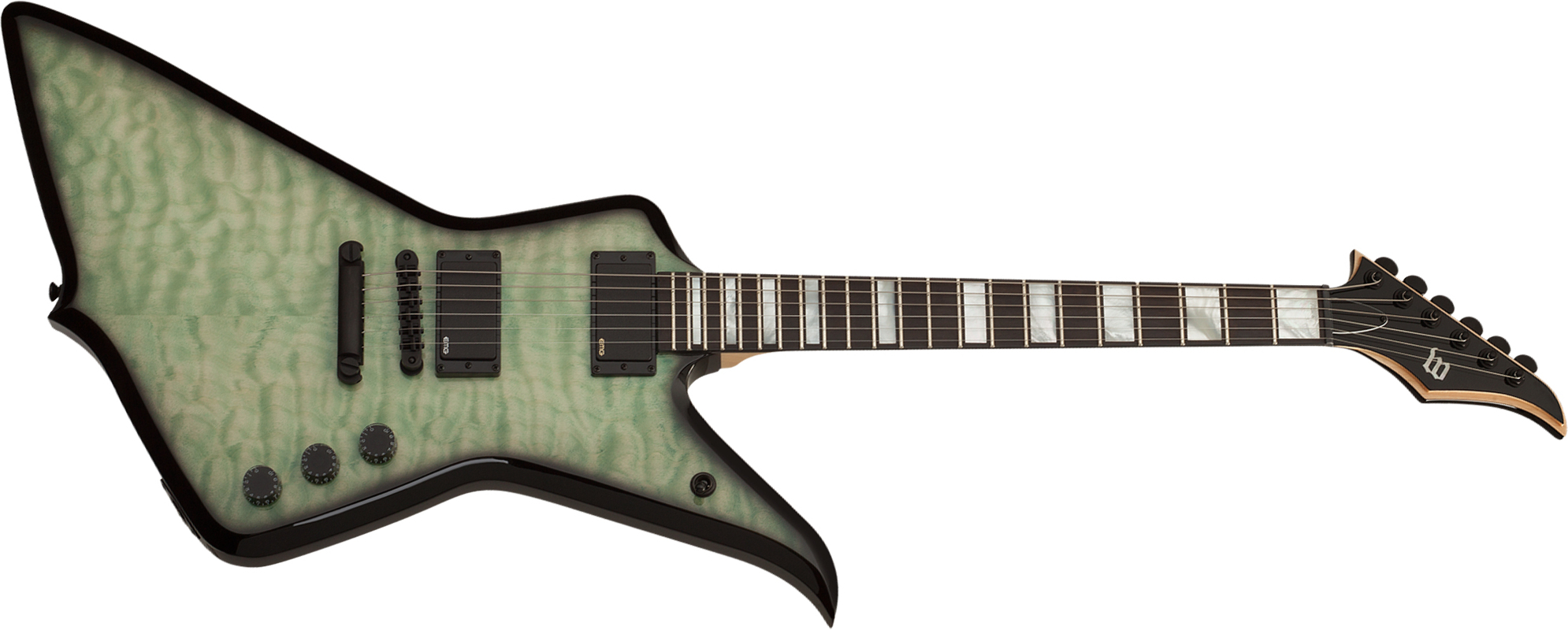 Wylde Audio Blood Eagle Hh Ht Eb - Nordic Ice - Metalen elektrische gitaar - Main picture