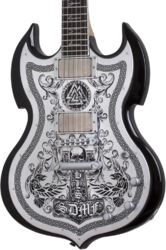 Kenmerkende elektrische gitaar Wylde audio Ironworks Barbarian - Black burst