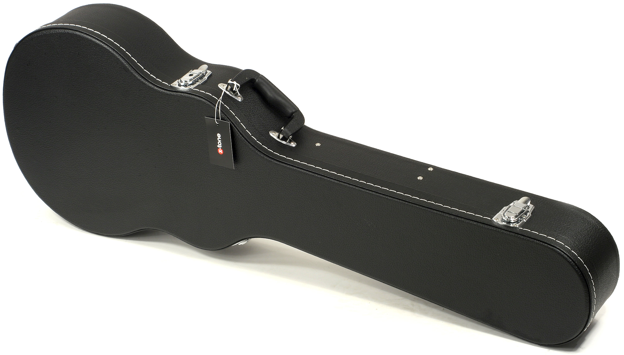X-tone 1502 Standard Electrique Les Paul En Forme Black - Elektrische gitaarkoffer - Variation 1