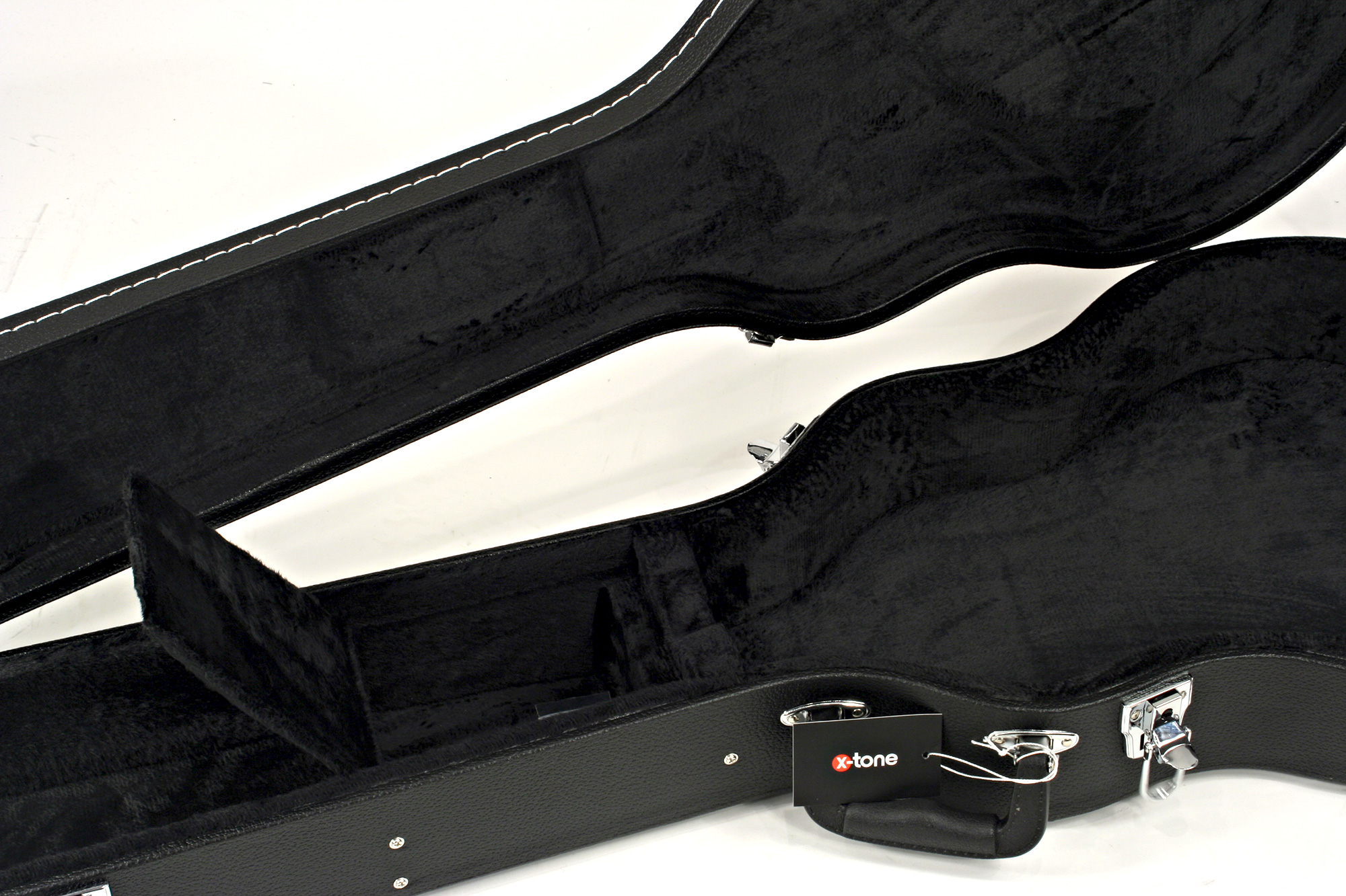 X-tone 1502 Standard Electrique Les Paul En Forme Black - Elektrische gitaarkoffer - Variation 3