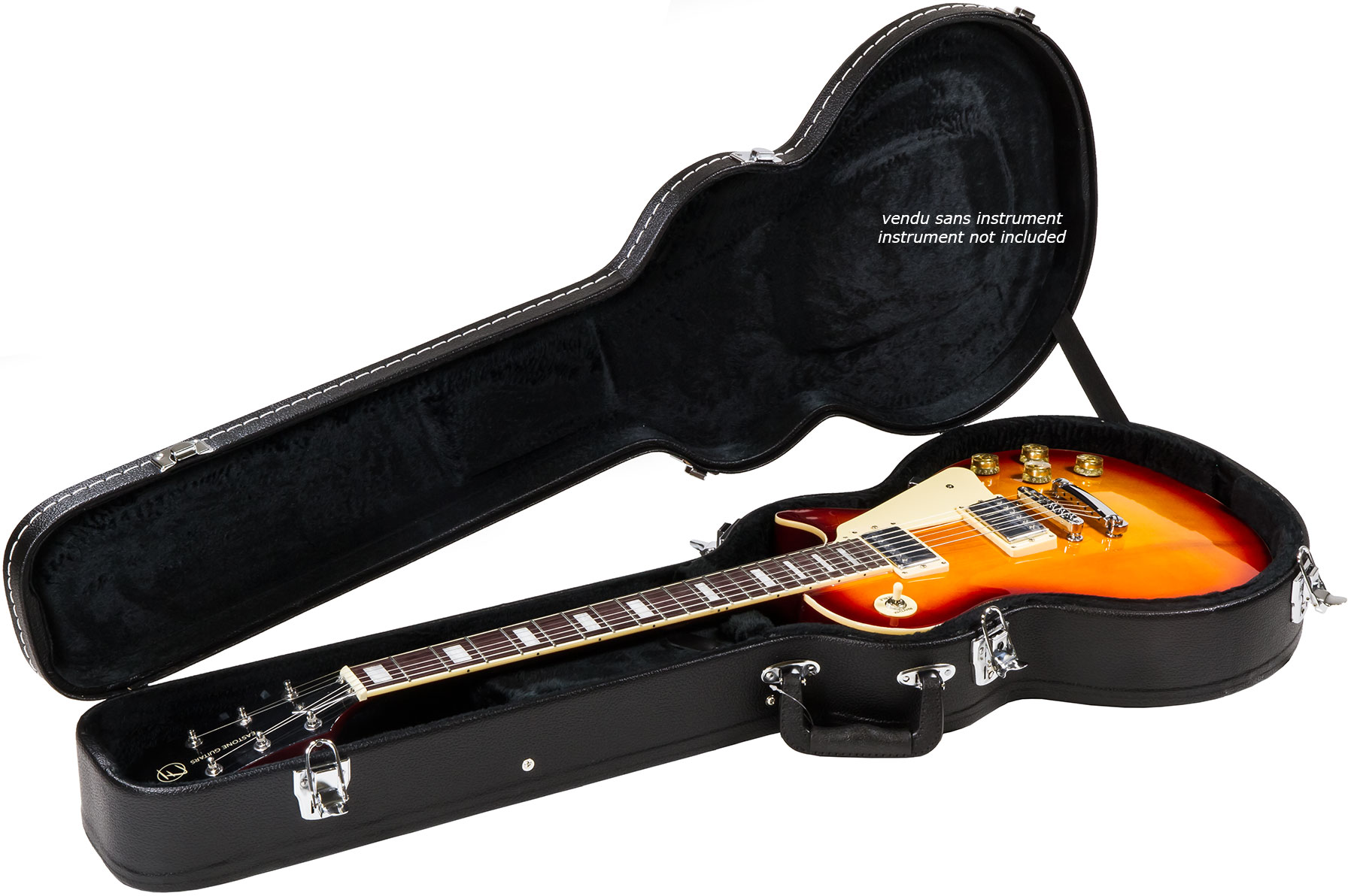 X-tone 1502 Standard Electrique Les Paul En Forme Black - Elektrische gitaarkoffer - Variation 6