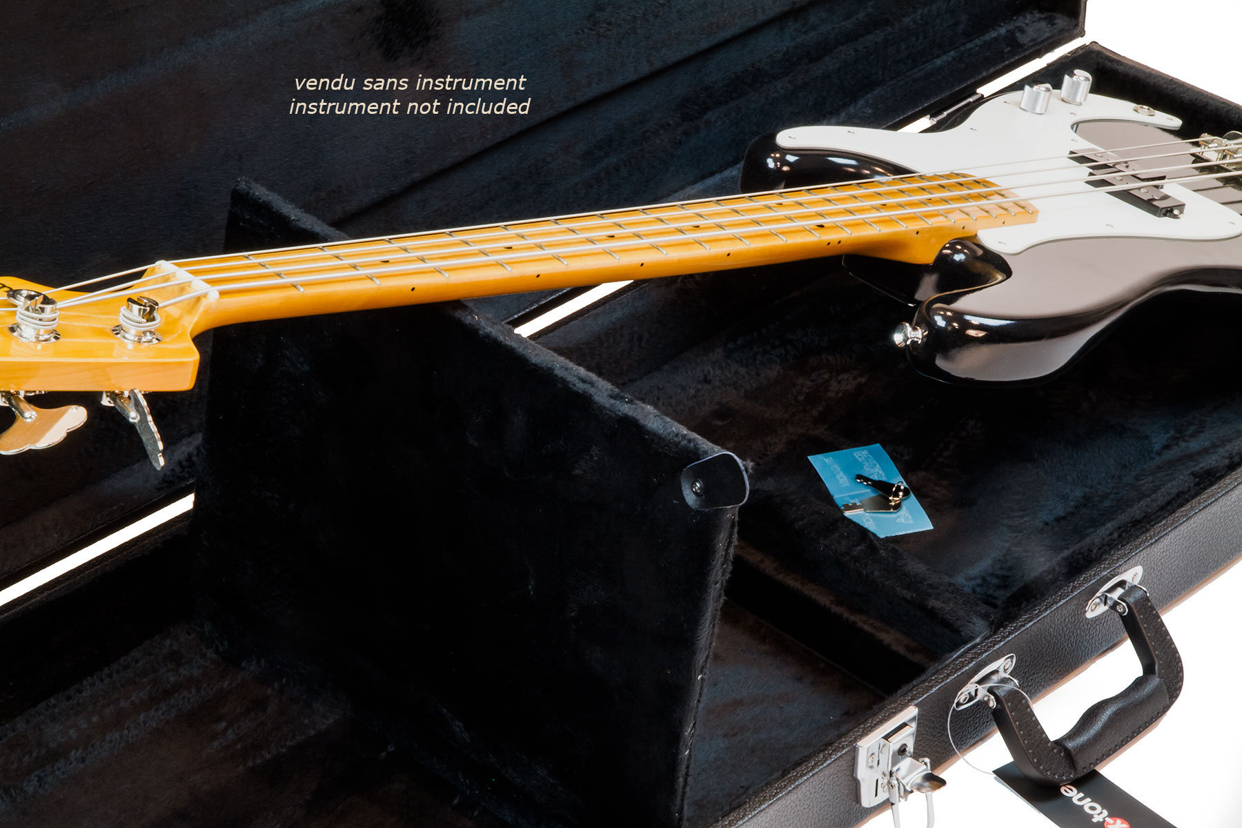 X-tone 1504 Standard Electrique Jazz/precision Bass Rectangulaire Black - Elektrische baskoffer - Variation 3