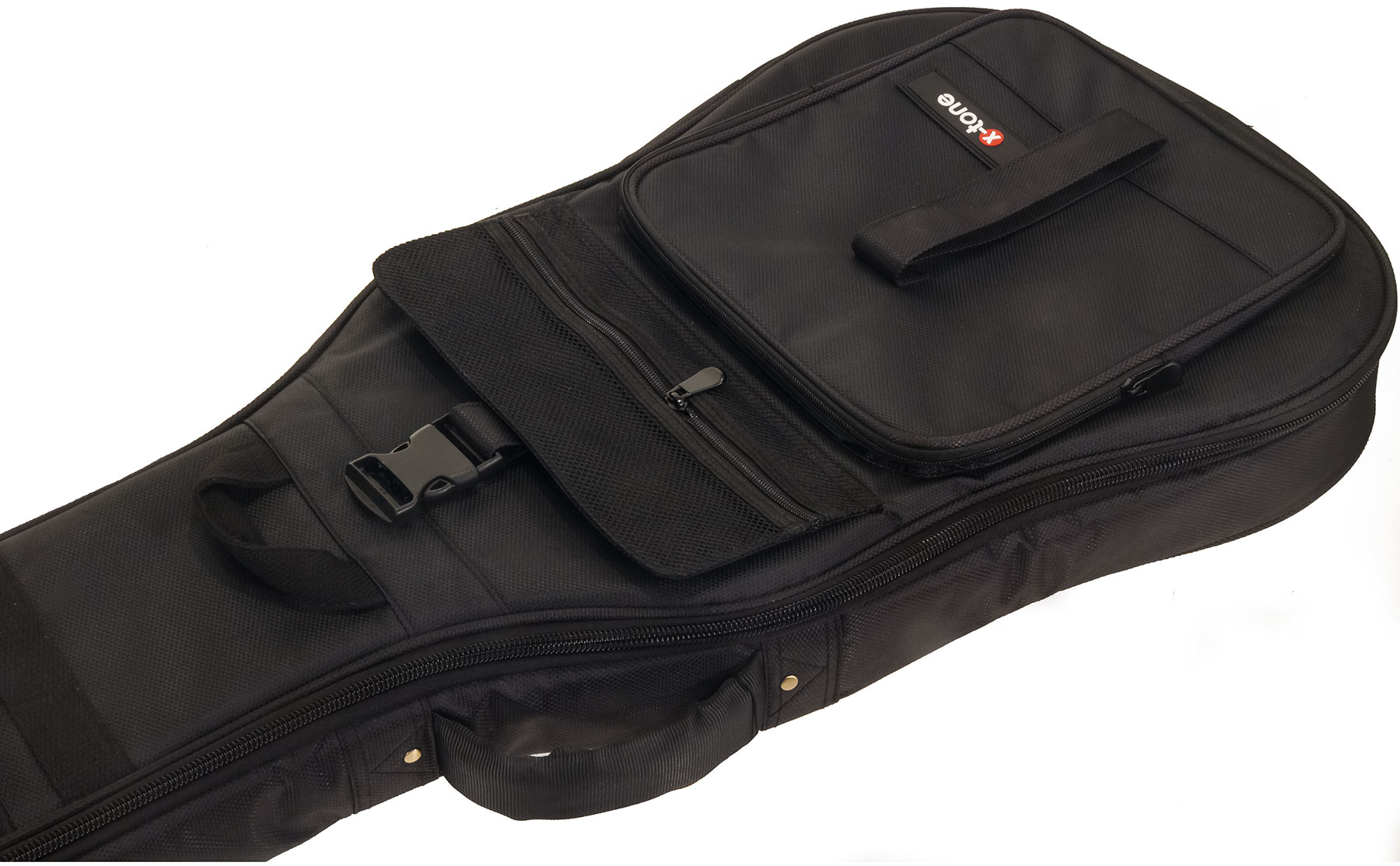 X-tone 2020 Fol-bk Light Deluxe Acoustic Dreadnought Guitar Bag Black (2080) - Tas voor Akoestische Westerngitaar - Variation 2
