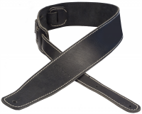 xg 3153 Leather Guitar Strap - Black