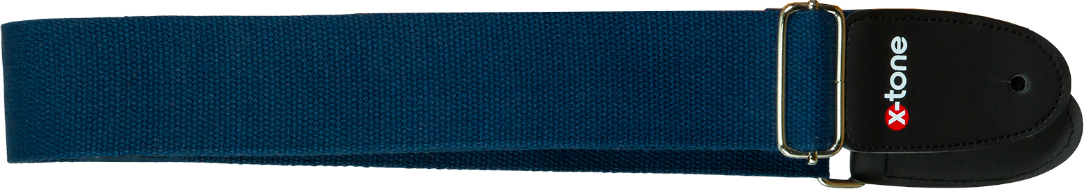 X-tone B019-bl Cotton Metal Buckle Guitar Strap - Gitaarriem - Variation 1