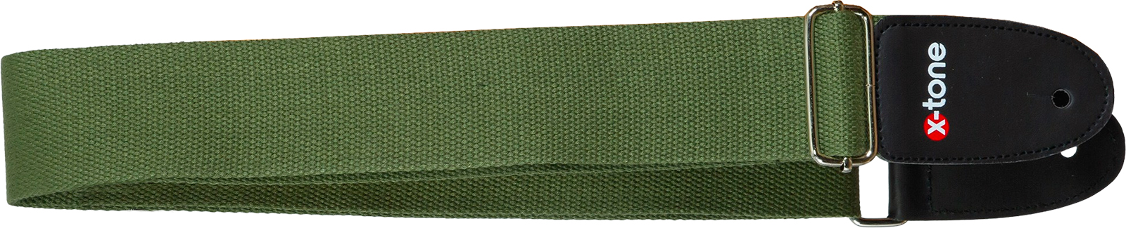 X-tone B038-gr Cotton Metal Buckle Guitar Strap - Gitaarriem - Variation 1