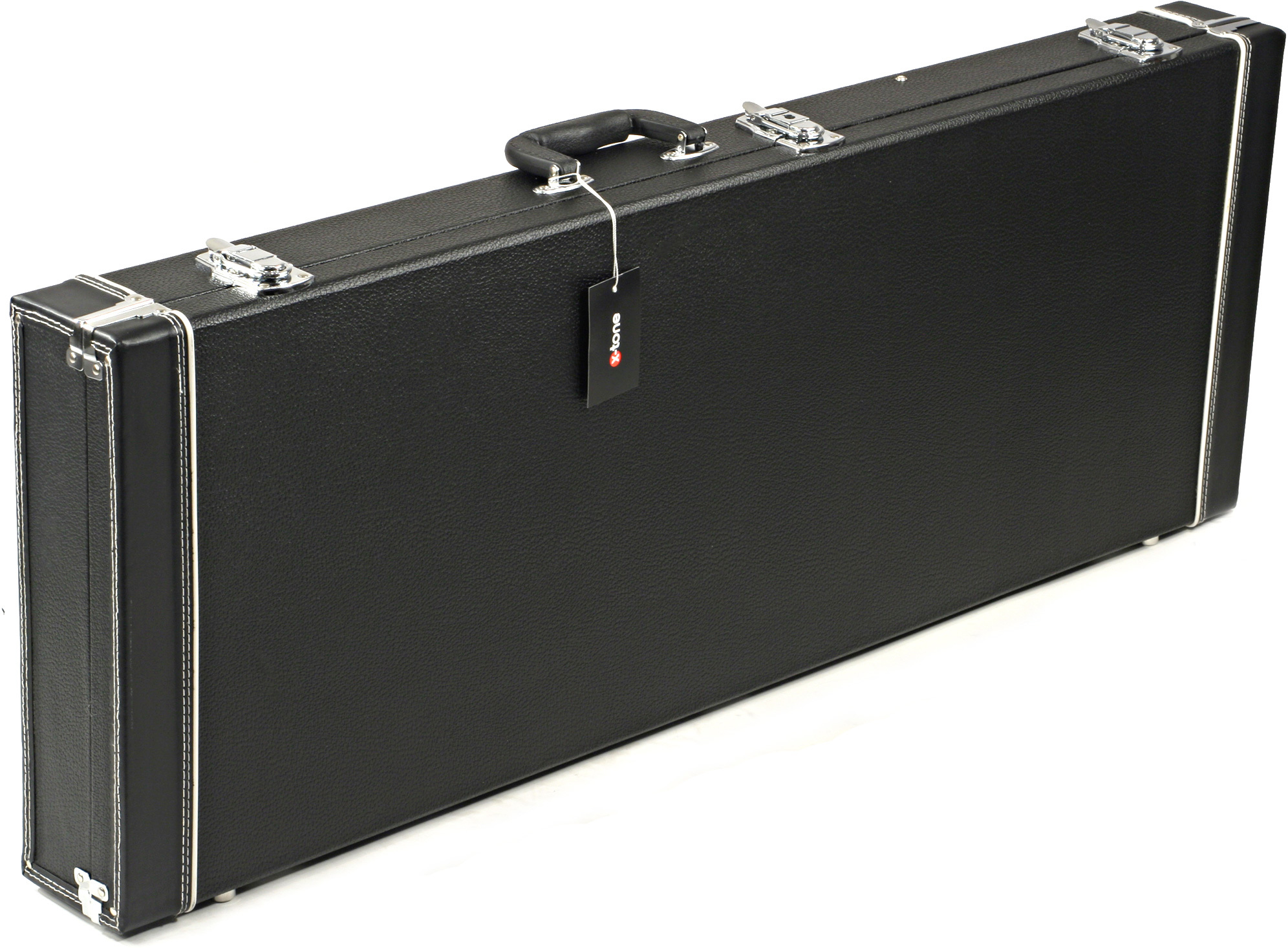 X-tone 1501 Standard Electrique Strat/tele Rectangulaire Black - Elektrische gitaarkoffer - Main picture