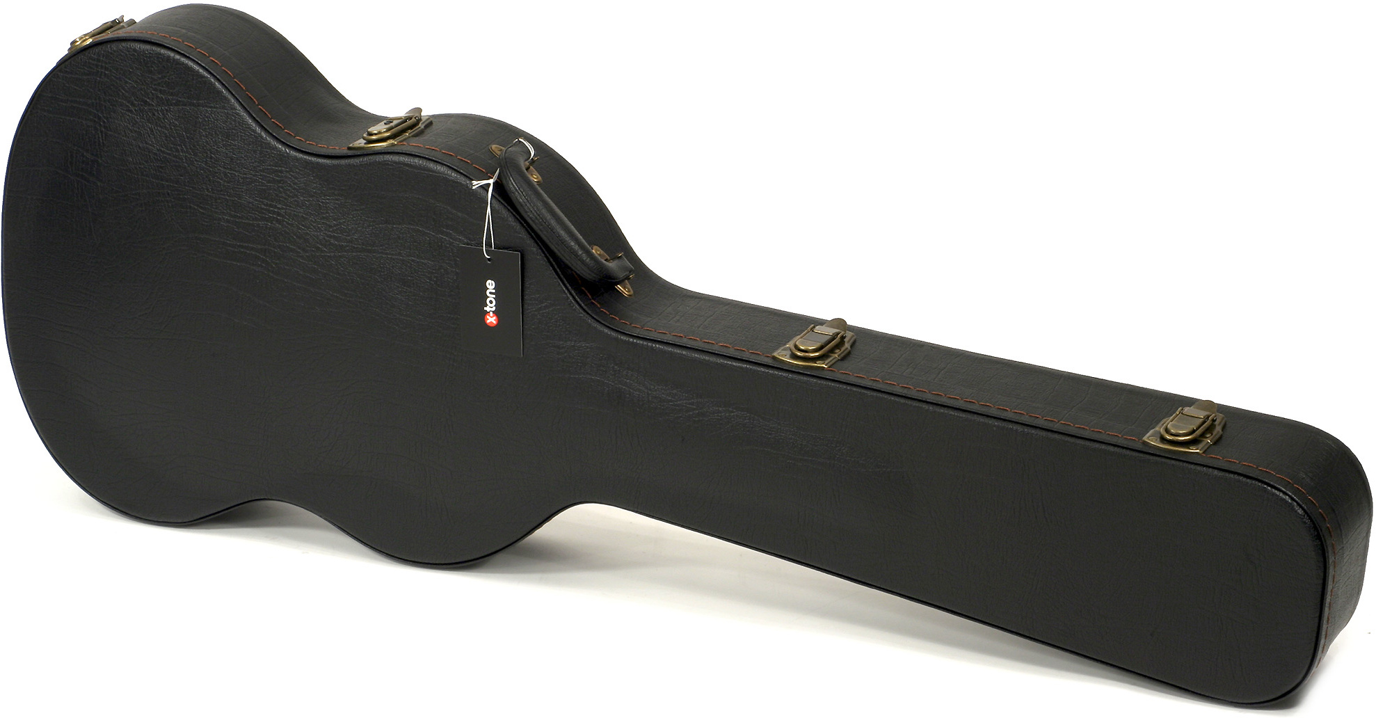 X-tone 1553 Deluxe Electrique Sg En Forme Black - Elektrische gitaarkoffer - Main picture