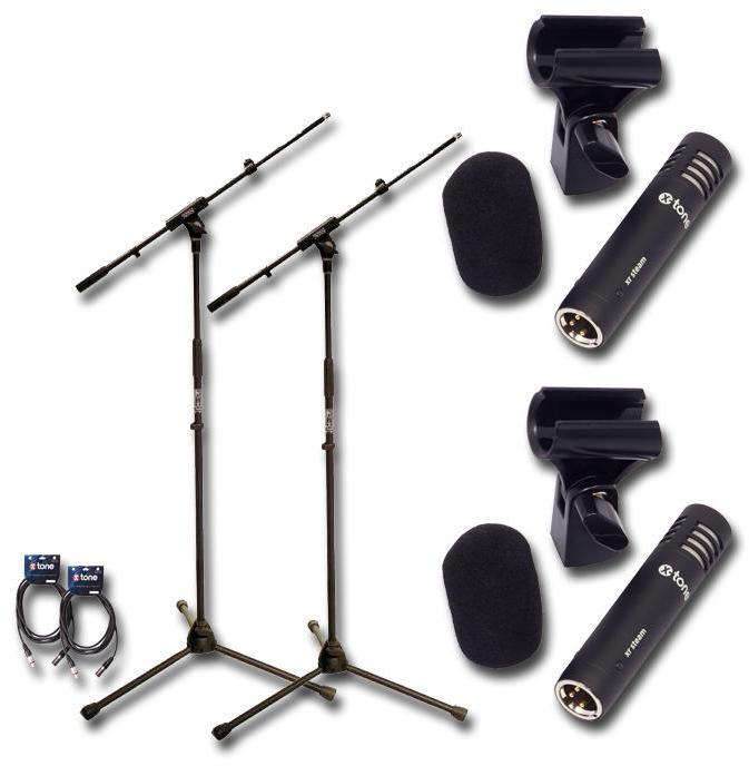 Microfoon set met statief X-tone XR-Steam Pack