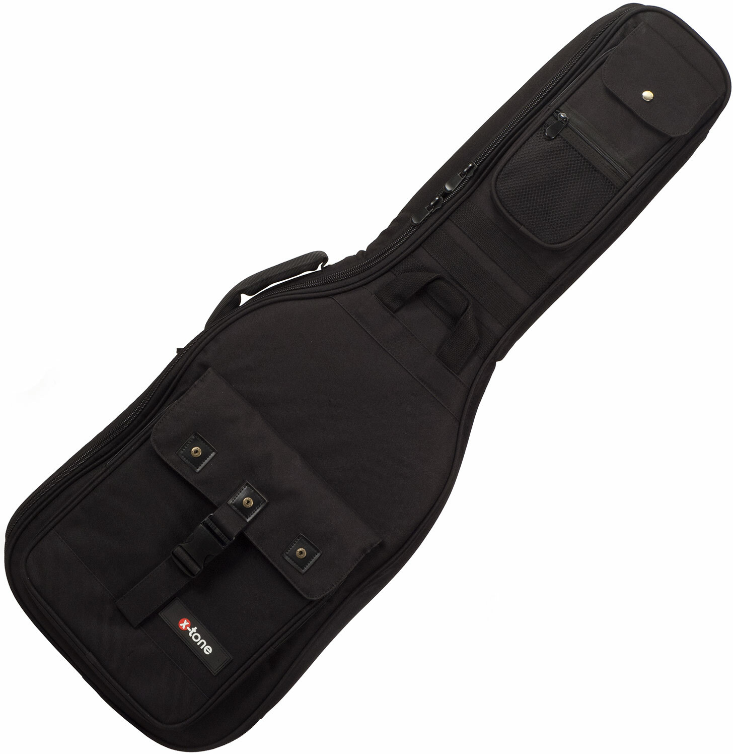 X-tone 2030 Ele-bk Deluxe Nylon Electric Black (2069) - Tas voor Elektrische Gitaar - Main picture