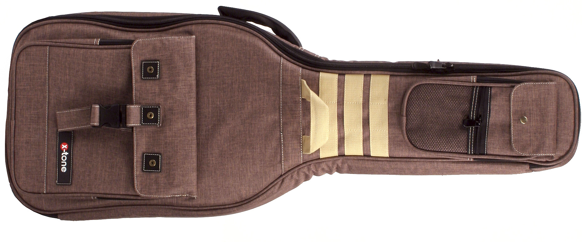 X-tone 2060 Deluxe Nylon Bass Brown - Elektrische bashoes - Main picture