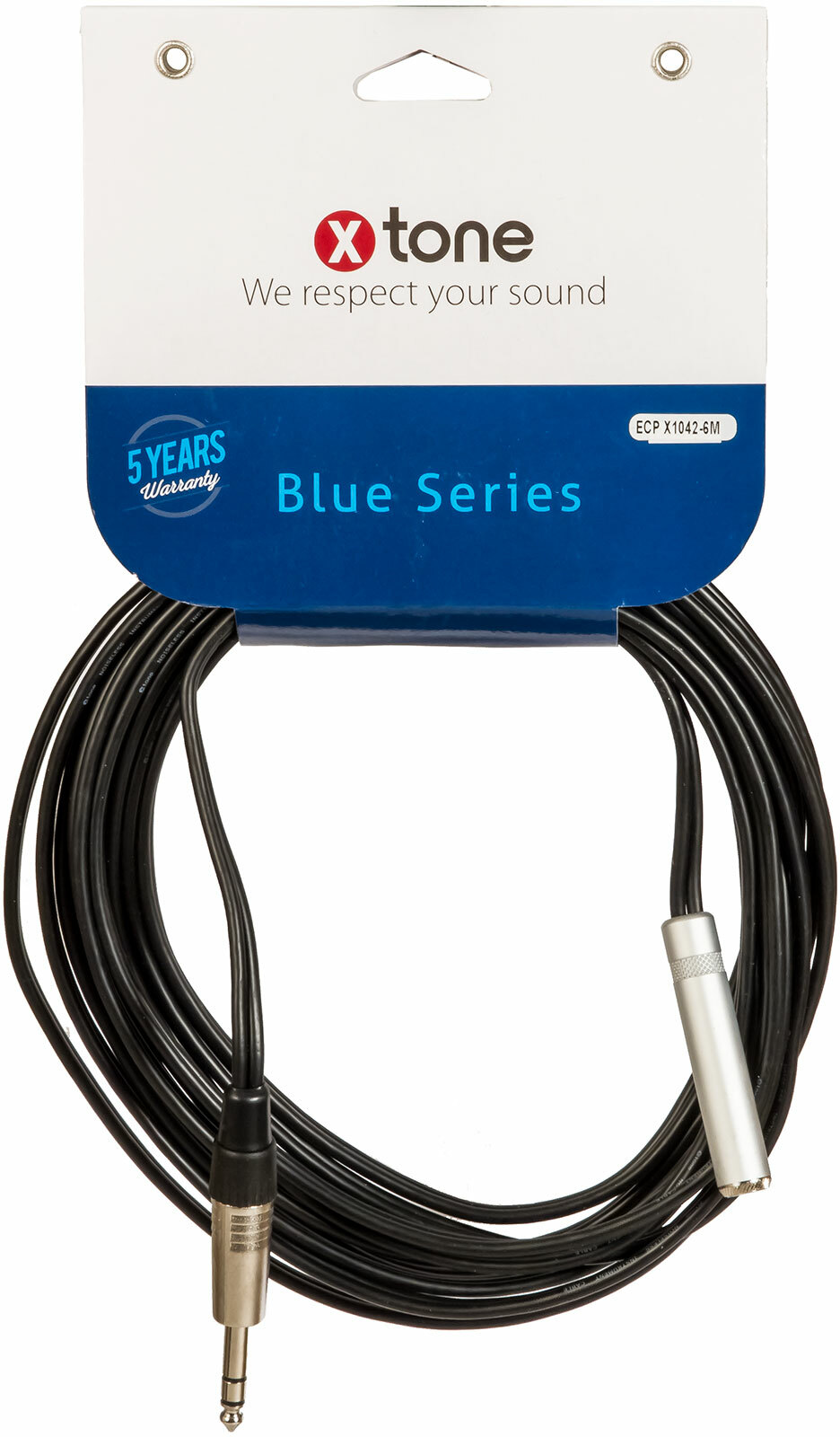 X-tone Jack St / Jack(f) St 6m Blue Series (x1042-6m) - Kabel - Main picture