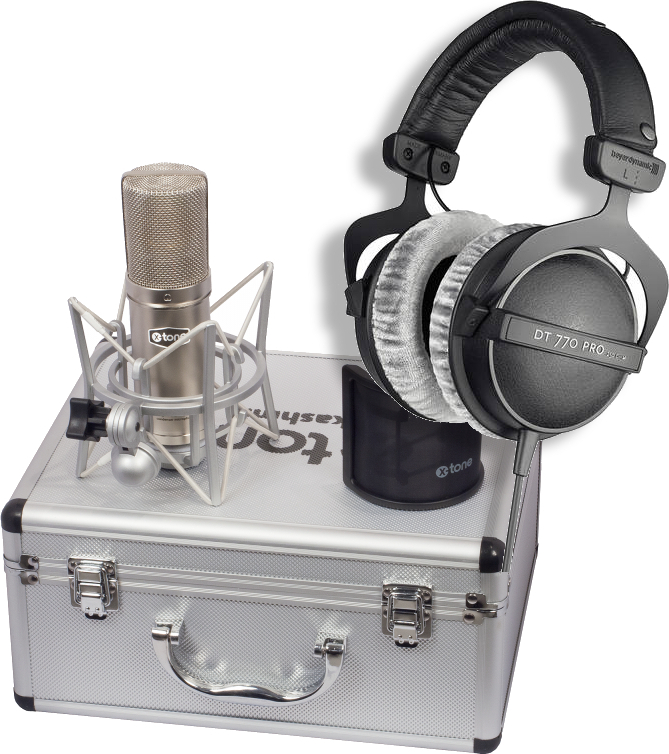 X-tone Kashmir + Beyerdynamic Dt 770 Pro 80 Ohms - Microfoon set met statief - Main picture